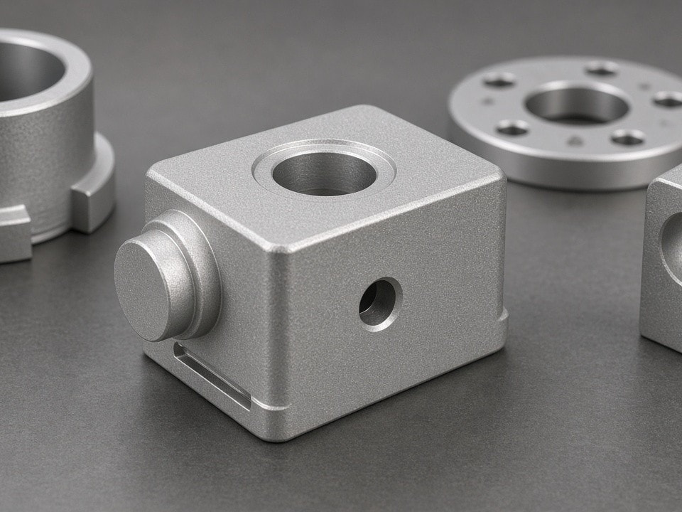 Glasperlenstrahlen für Metallteile | Präzise Oberflächen von PartsMake