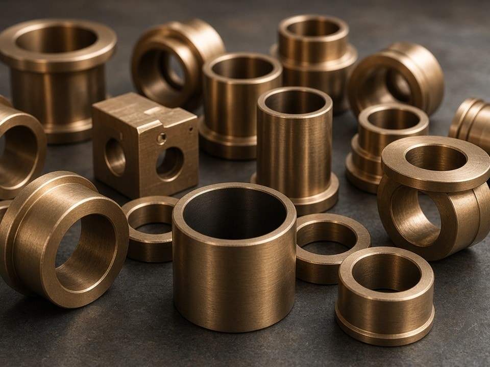 CNC-Fertigung von Bronze-Bauteilen: Lagerbuchsen & Verschleißteile nach Zeichnung | PartsMake