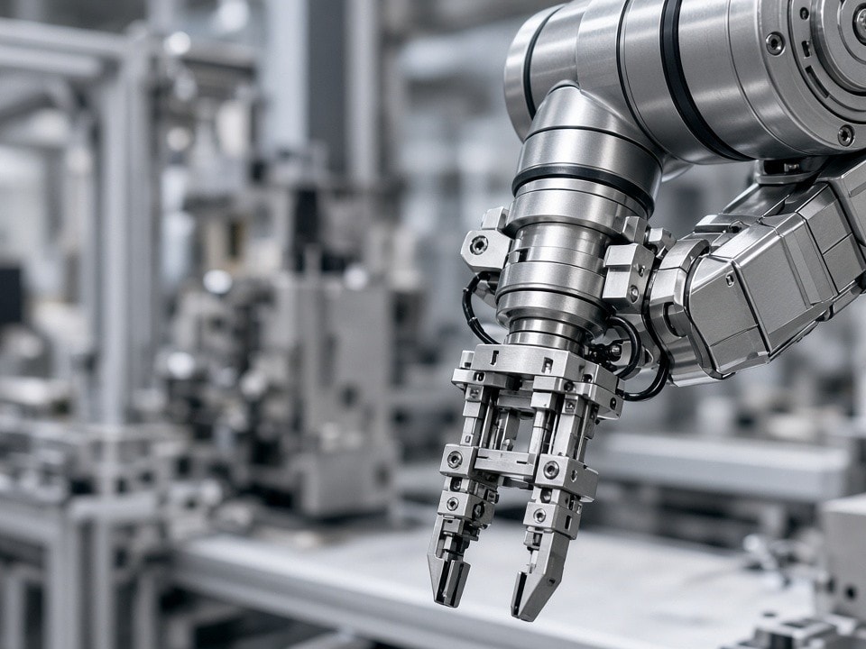 Präzisionsgefertigte Robotik-Komponenten aus Aluminium und Edelstahl
