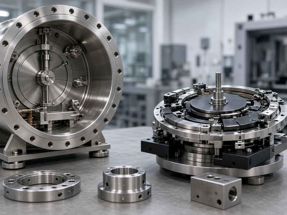Präzisionsbauteil für Halbleiteranlagen und Vakuumtechnik