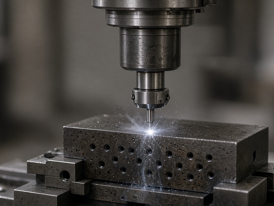 Bohrerodieren: Präzise Startlöcher & Mikrobohrungen | PartsMake